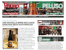 Tablet Screenshot of depanneurpeluso.com